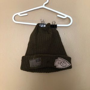 Kansas City Chiefs Olive Green Beanie